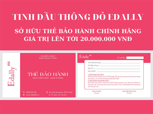 Tinh Dau Thong Do Edally Han The Bao Hanh