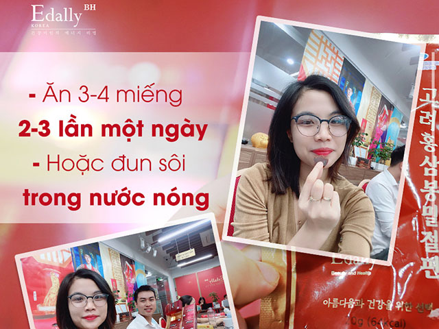 Hương Dan Su Dung Huong Dan Su Dung Hong Sam Lat Tam Mat Ong Hwa Pyung Sam Edally