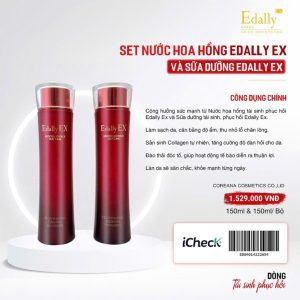 Icheck Set Nuoc Hoa Hong Va Sua Duong Edally