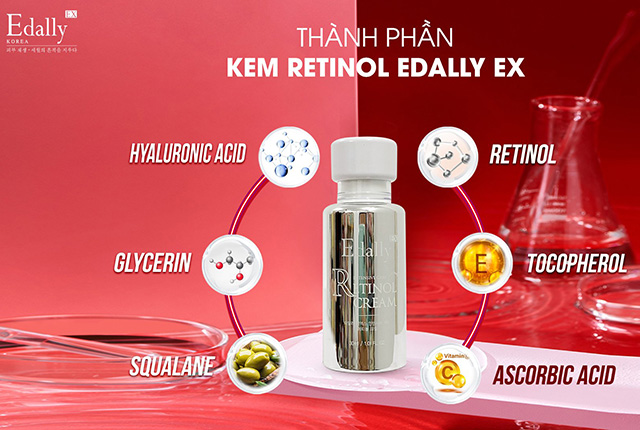 Thanh Phan Cua Kem Duong Retinol Edally Ex Han Quoc