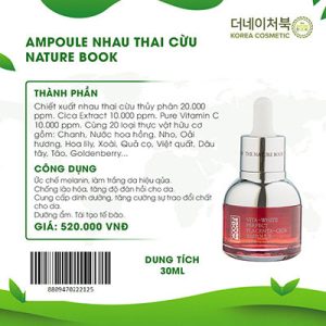 Ampoule Nhau Thai Cuu The Nature Boook Anh Sp 02