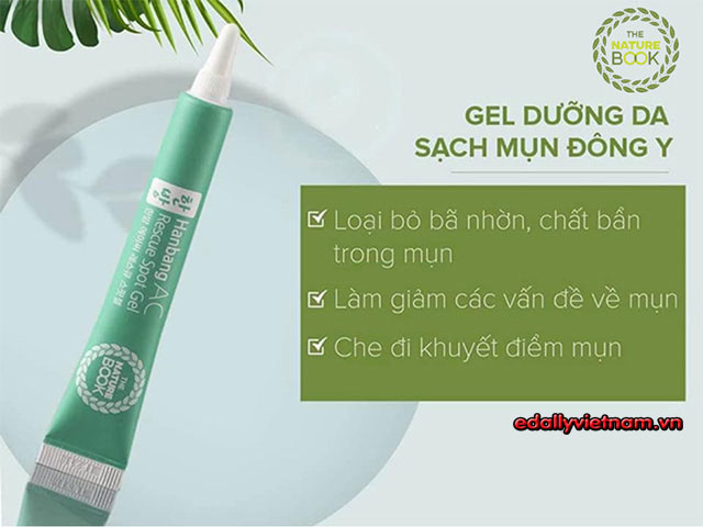 Cong Dung Cua Gel Duong Da Tri Mun Dong Y Han Quoc The Nature Book