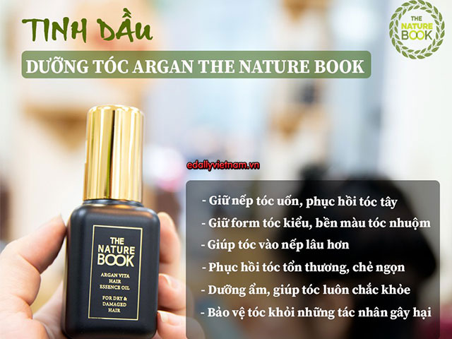 Cong Dung Tinh Dau Duong Toc Argan The Nature Book