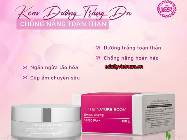 Kem Duong Trang Chong Nang Toan Than The Nature Book