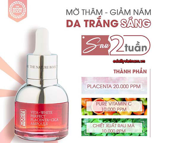 Sư Dung 02 Ampoule Nhau Thai Cuu The Nature Book