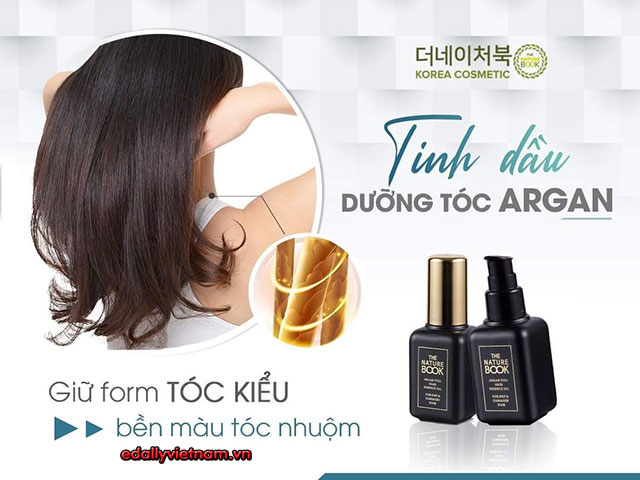 Su Dung Tinh Dau Duong Toc Argan The Nature Book