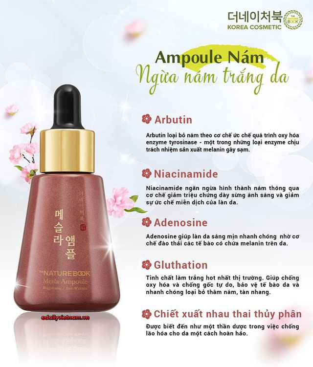 Thanh Phan Ampoule Tri Nam The Nature Book