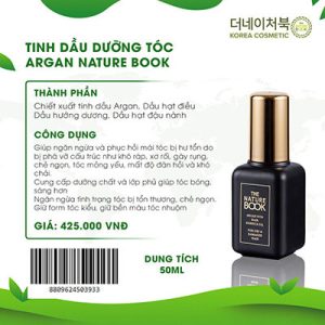 Tinh Dau Duong Toc Arrgan The Nature Book Anh Sp 02