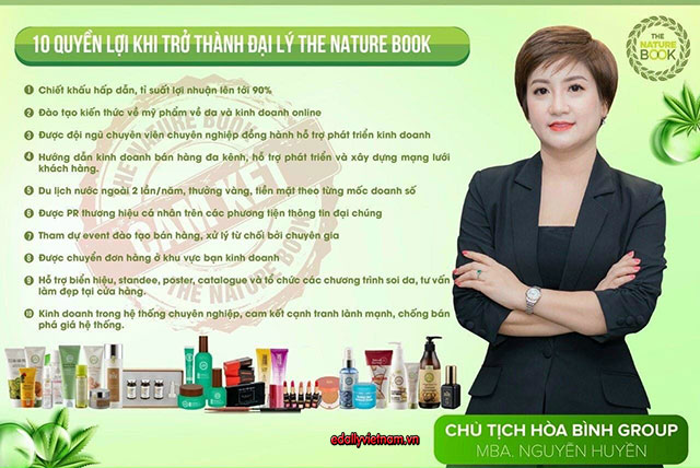 Quyen Loi Khi Tro Thanh Dai Ly Kinh Doanh My Pham The Nature Book